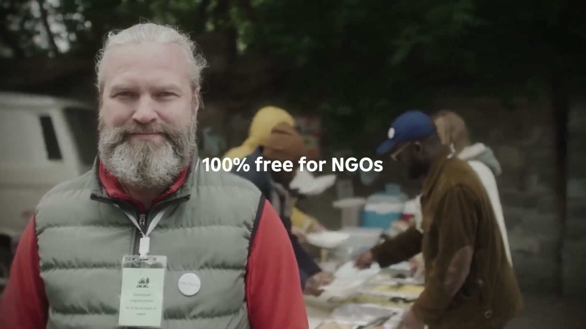 100% free for NGOs
